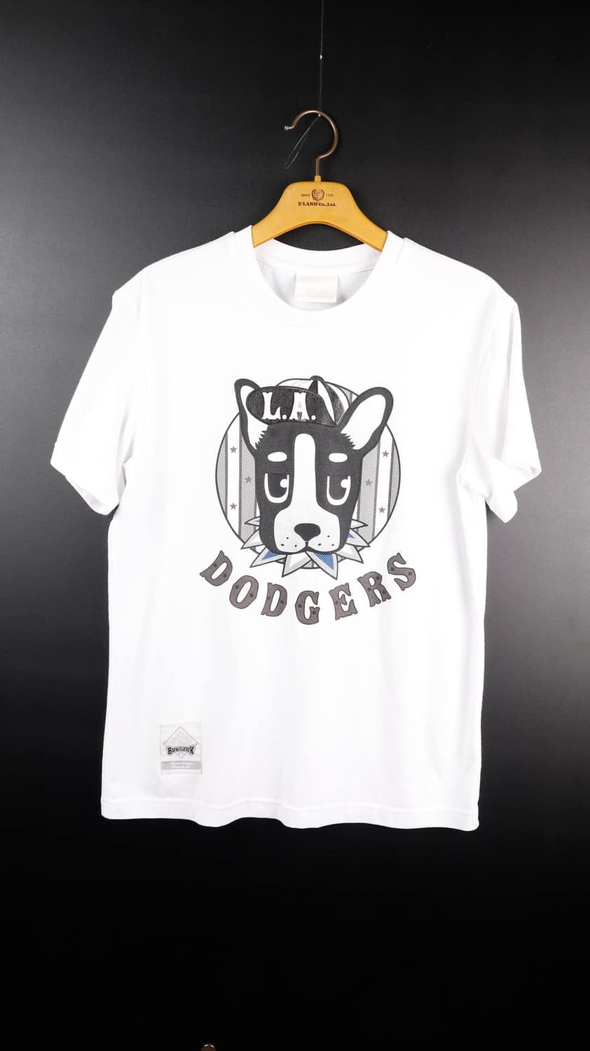MLB 엘에이다져스 불독 프린팅 반팔 상품이미지1
