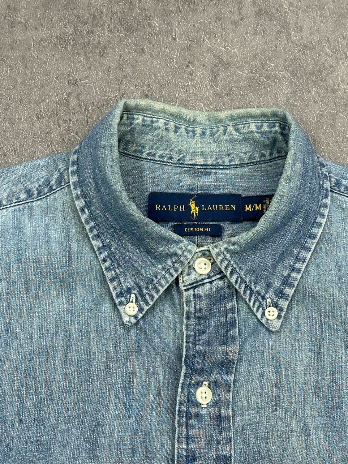 폴로 랄프로렌 멀티포니 연청 데님 셔츠 상품이미지4
