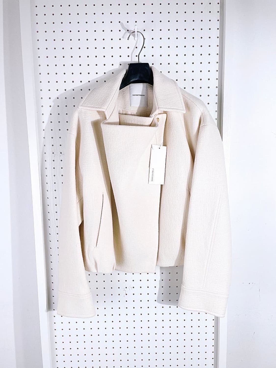 (정품/새상품) 르917 여성 울 드레이프 크롭 자켓 상품이미지1