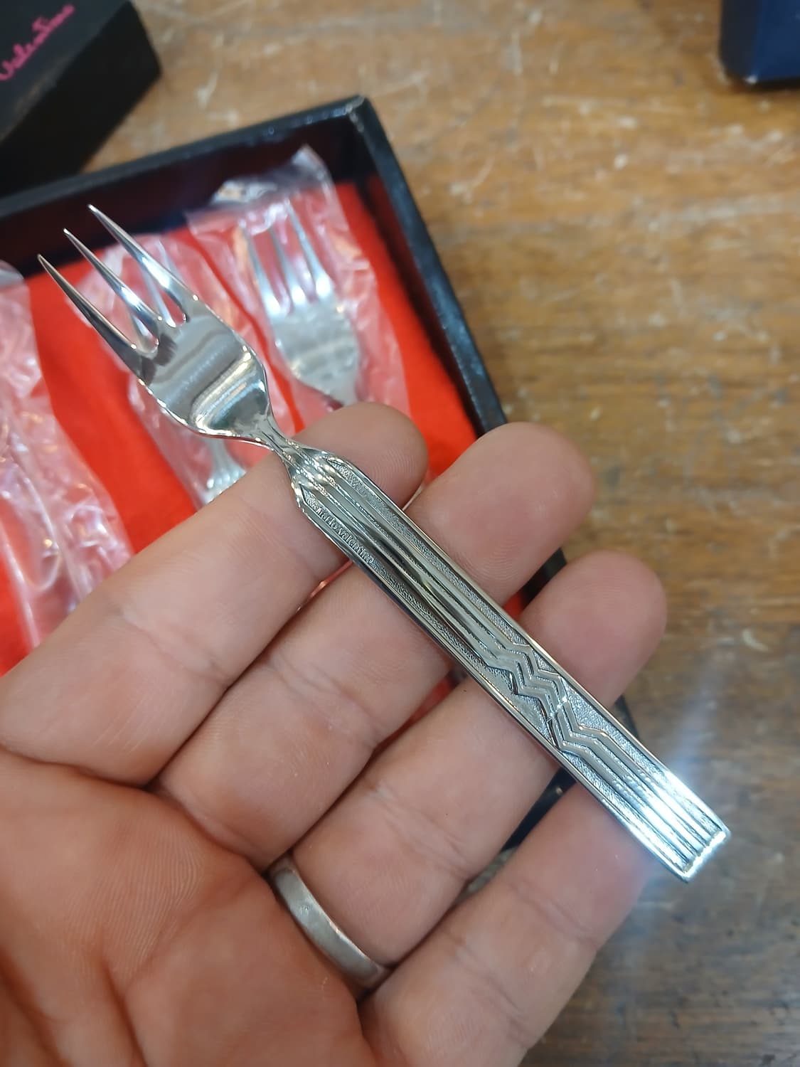 빈티지 마리오 발렌티노 티포크 5P셋트 상품이미지3