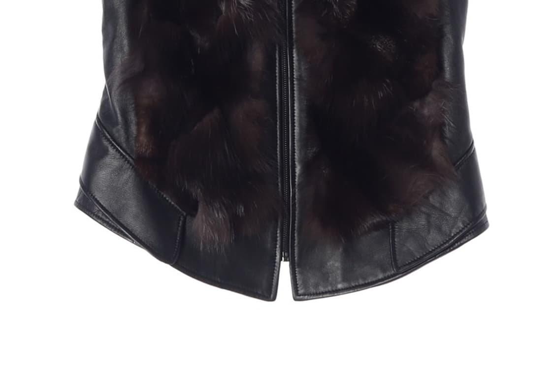 폭스퍼 양가죽 베스트 상품이미지6