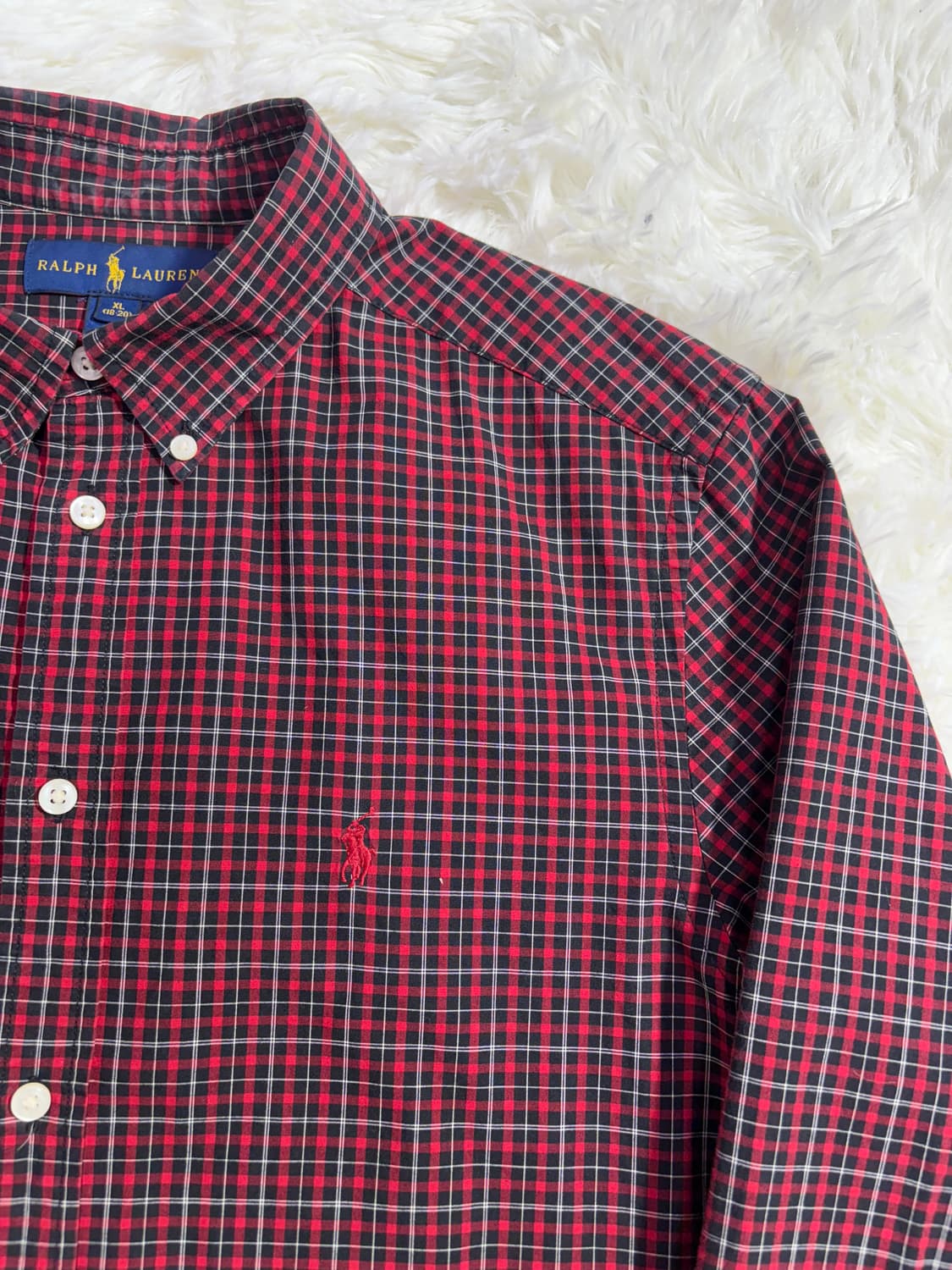 폴로 랄프로렌 레드포니 체크셔츠  상품이미지4
