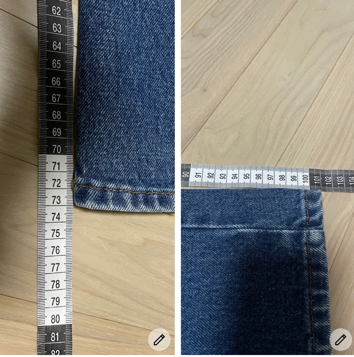 빈티지 리바이스 517 오렌지 탭 팝니다 상품이미지9