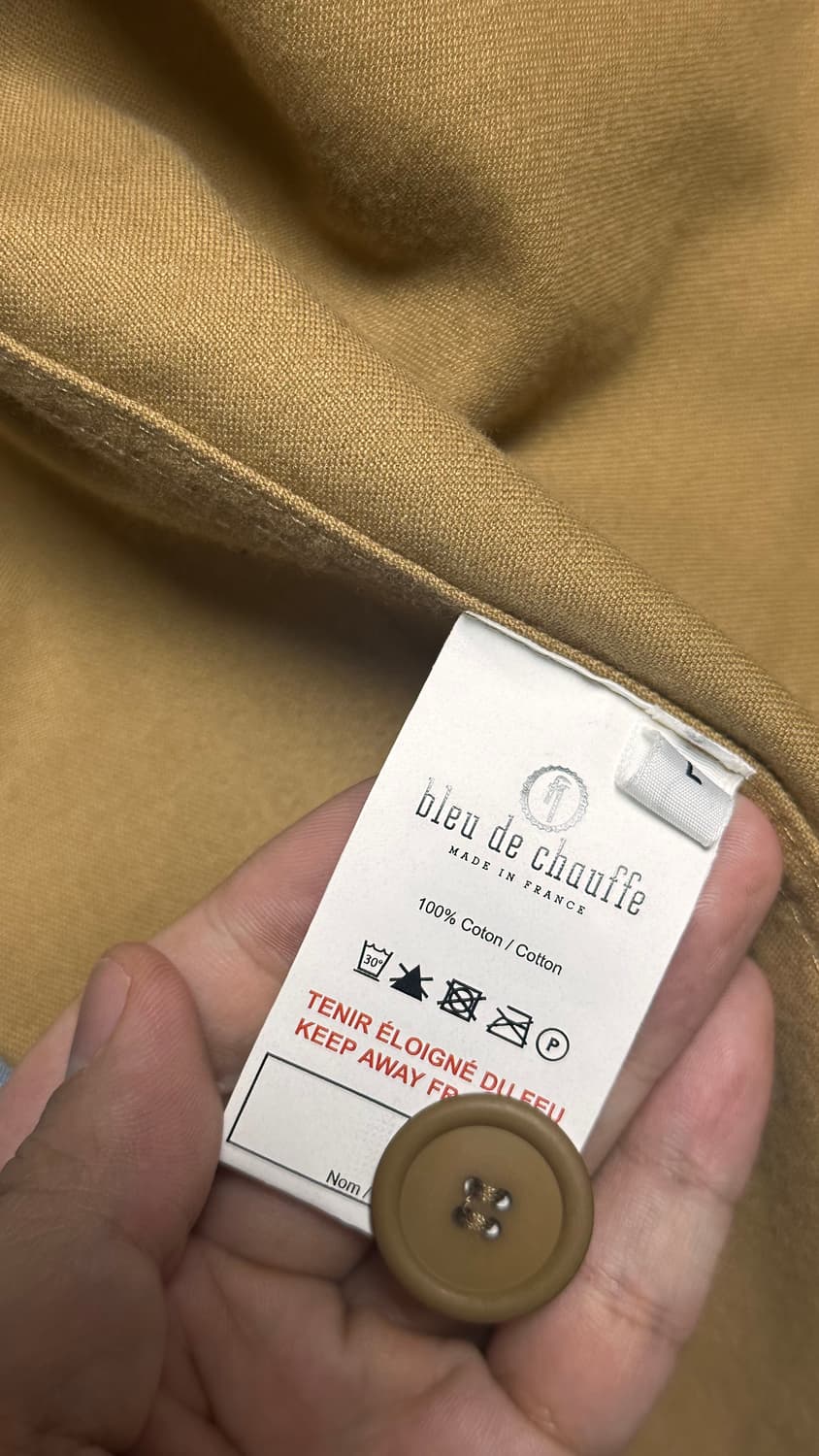 블루드쇼프 몰스킨 프렌치 워크자켓 L(105) 상품이미지7