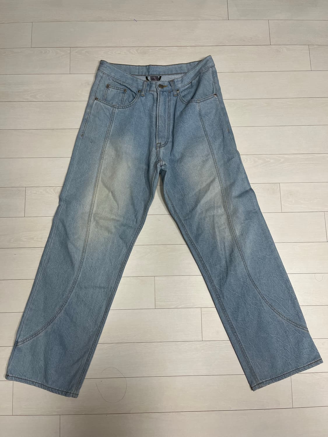 언어펙티드 TRACK DENIM (LIGHT BIUE)_S 사이즈 상품이미지6