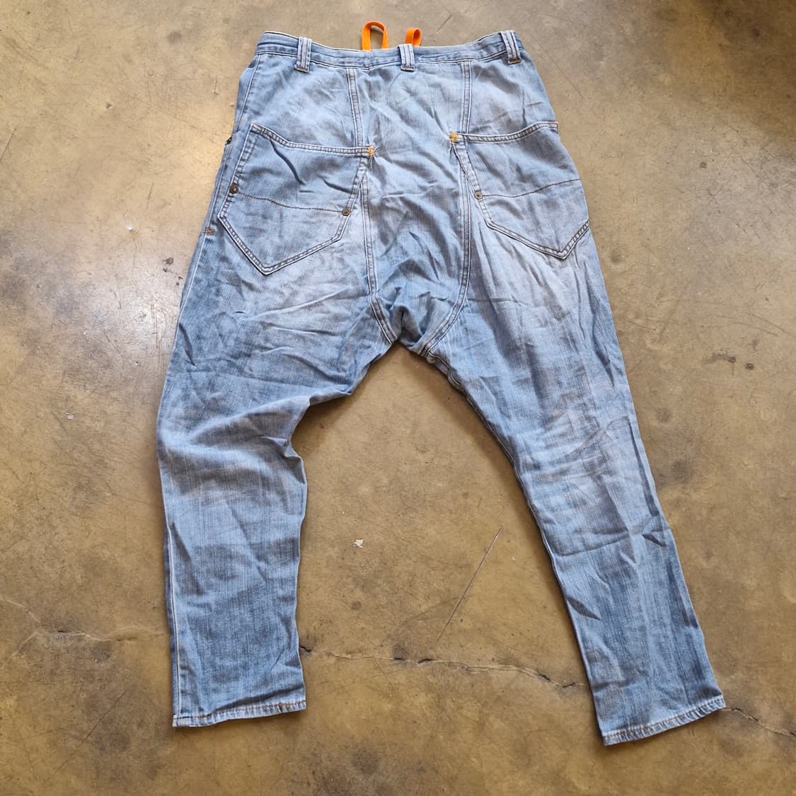 일본구입 청 배기팬츠 ~34인치 상품이미지4