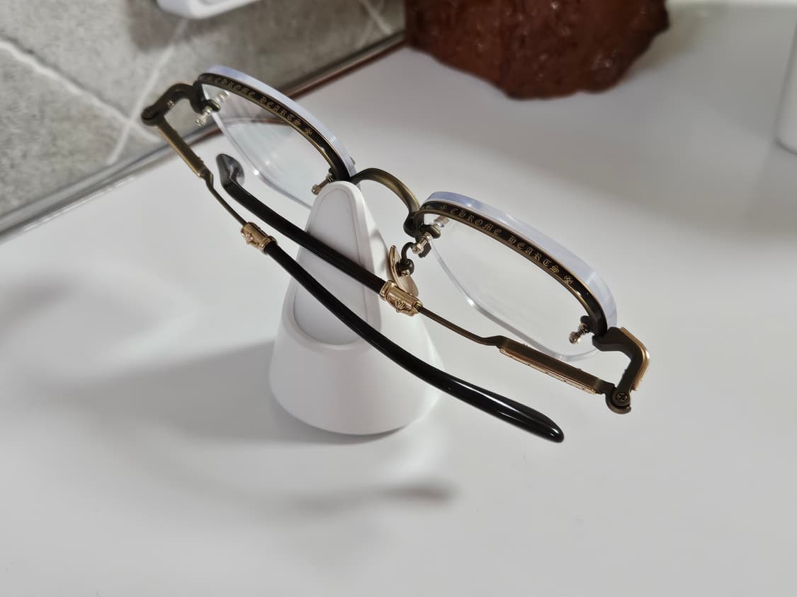 크롬하츠 프로스티드 반무테 안경 SND/CLB (S급) 상품이미지2