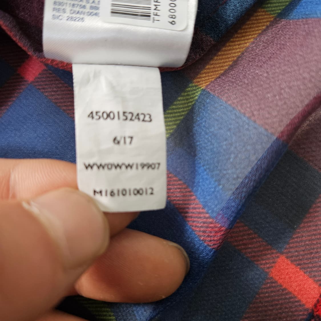 4 타미힐피거 여성 체크패턴 긴팔 셔츠 0313Y 상품이미지5