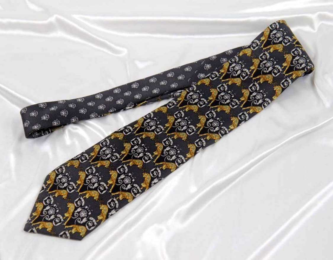 베르사체 9.1cm A등급 메두사 남자 명품 넥타이 상품이미지2