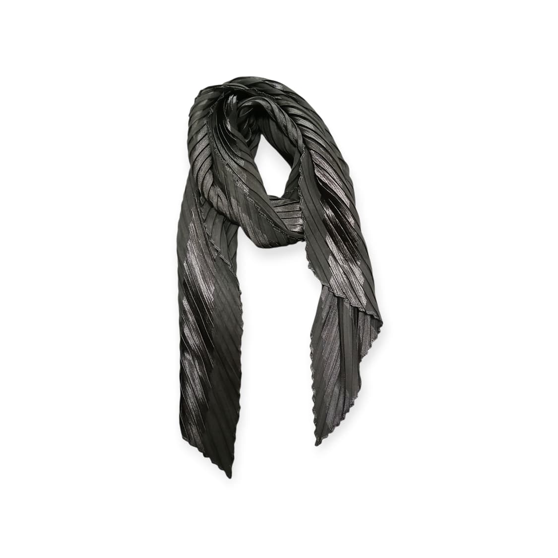 갸루 플리츠 블랙스카프  상품이미지1