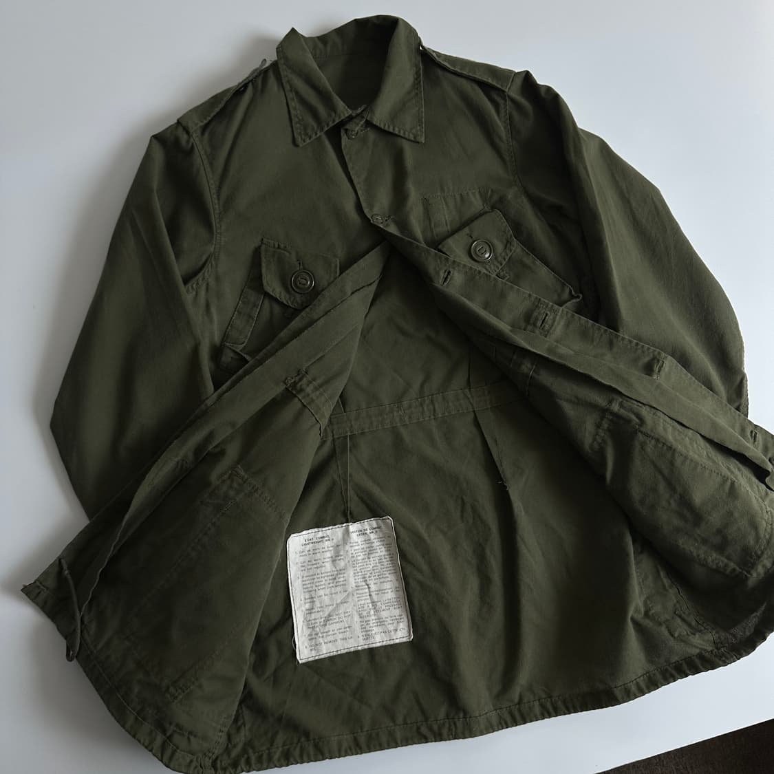 미군 OG 복각 combat lightweigt m2 자켓 상품이미지2