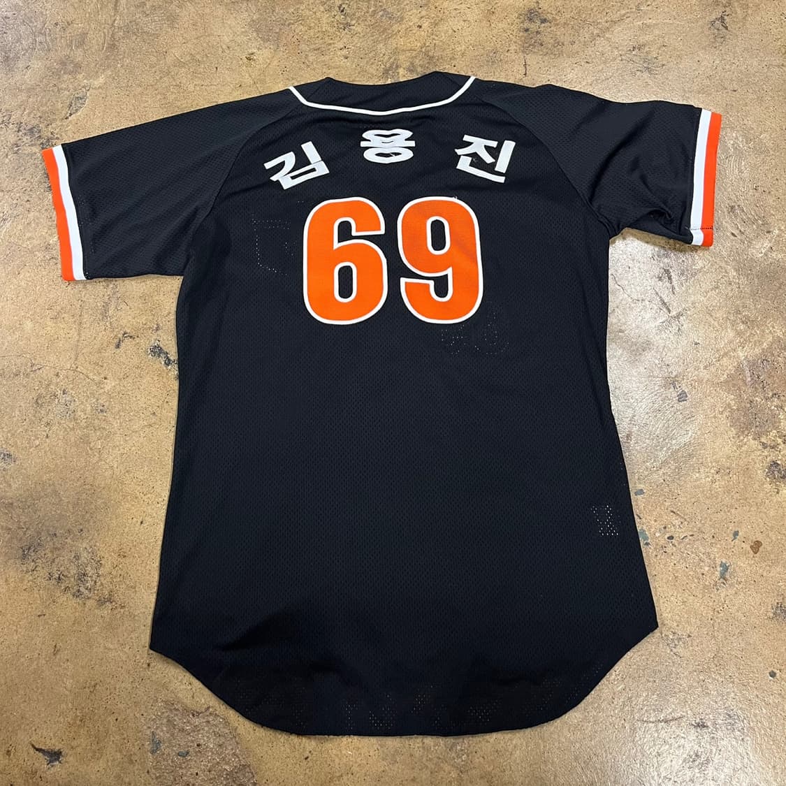 [OS] 부산 롯데 자이언츠 검정색 야구 유니폼 69 김용진 b10 상품이미지3