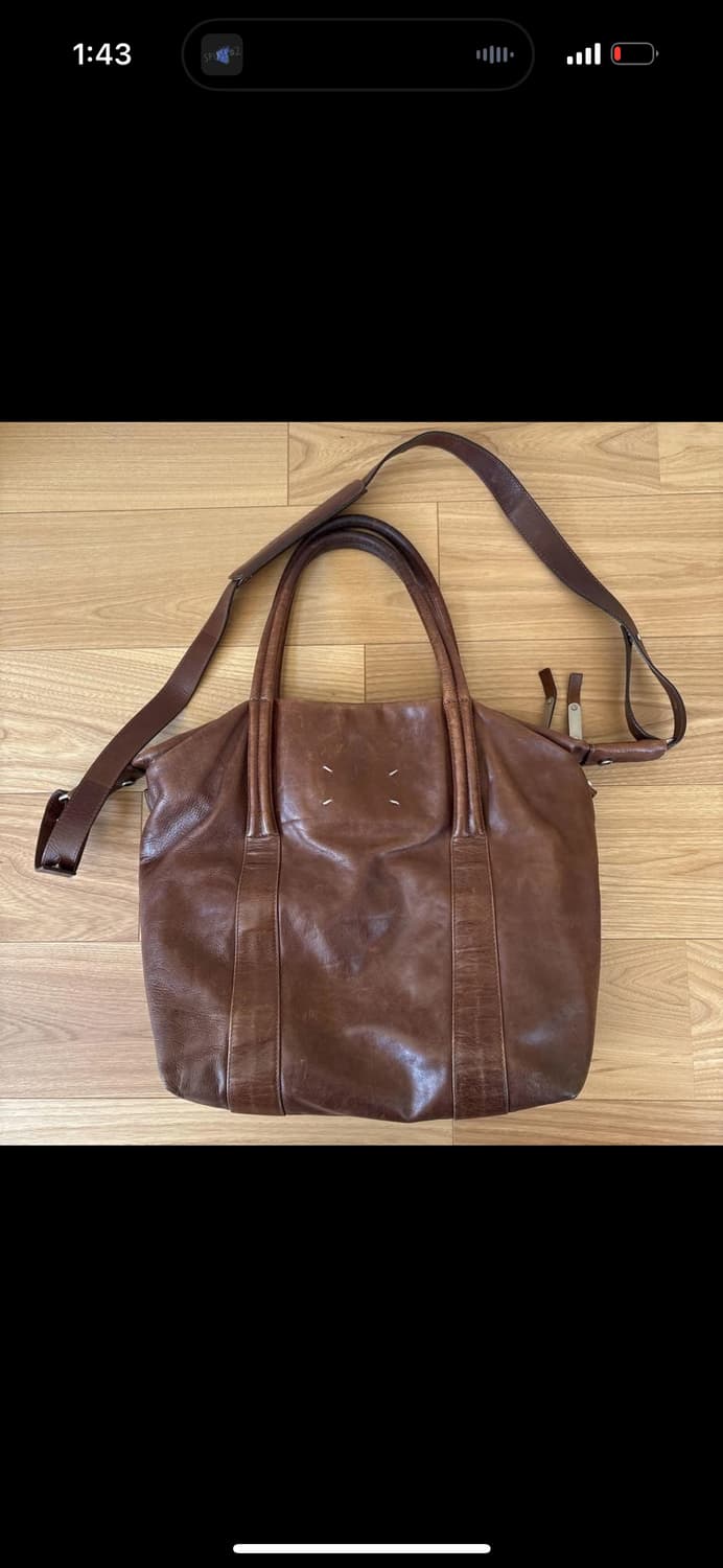 마르지엘라 레더 세일러백 상품이미지8