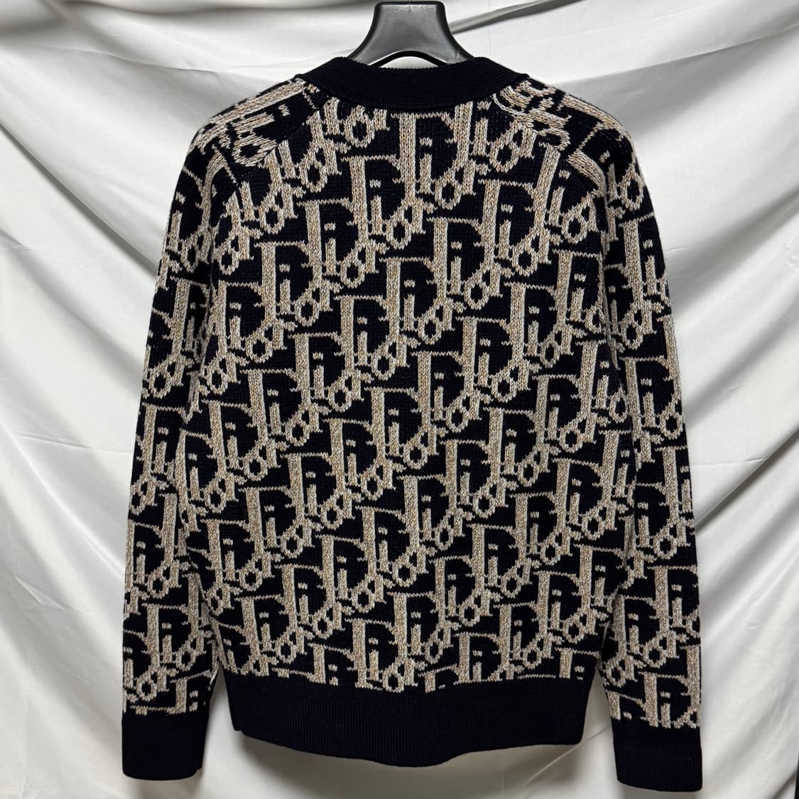 [S+급/M] 디올 오블리크 울 자카드 가디건 상품이미지4