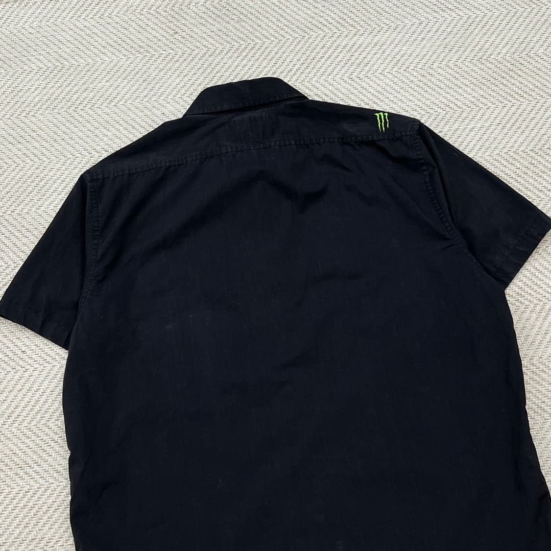몬스터 자수 로고 하프 셔츠 r3761 상품이미지5