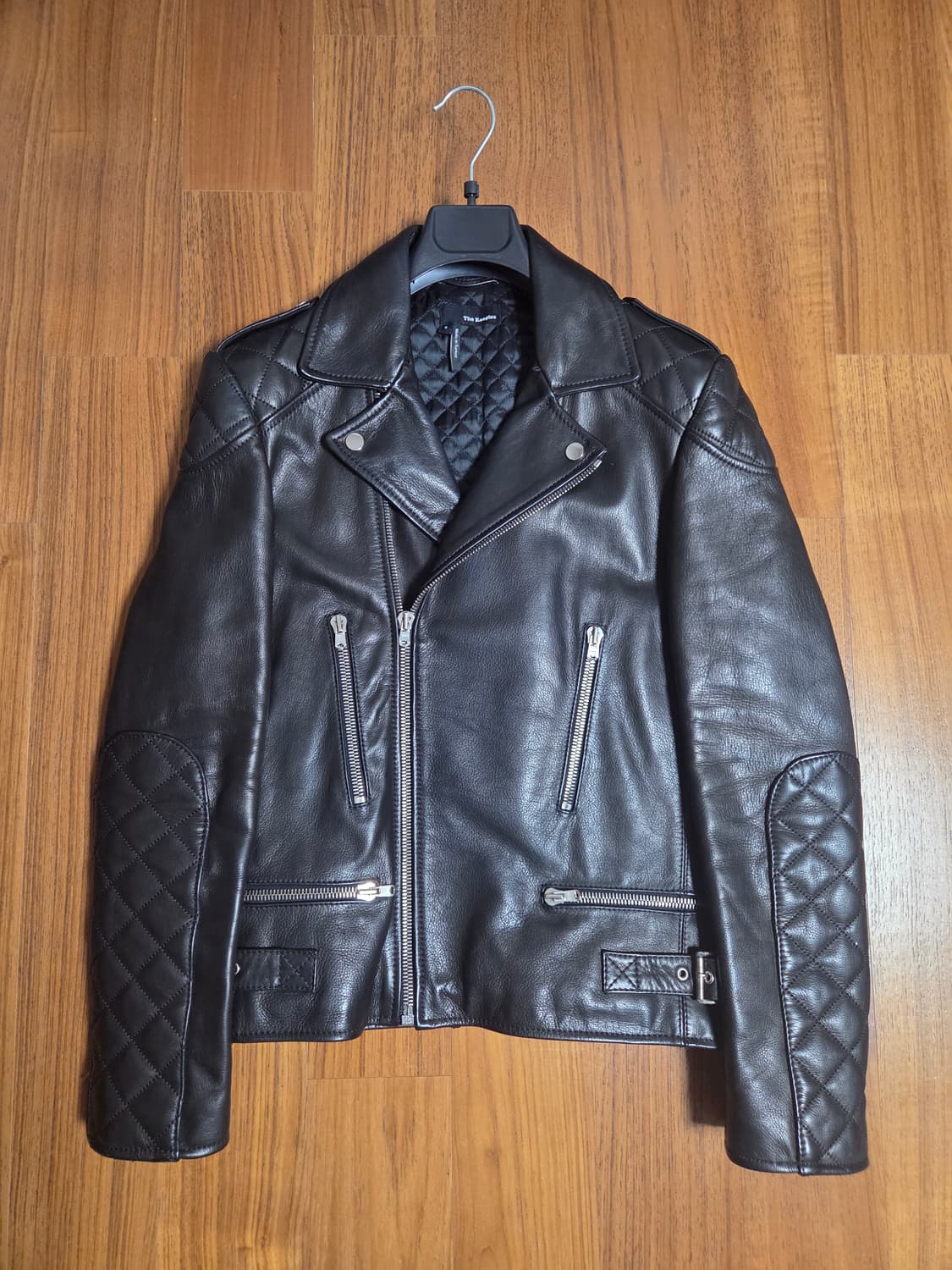 The Kooples 블랙 가죽 라이더 자켓 상품이미지1