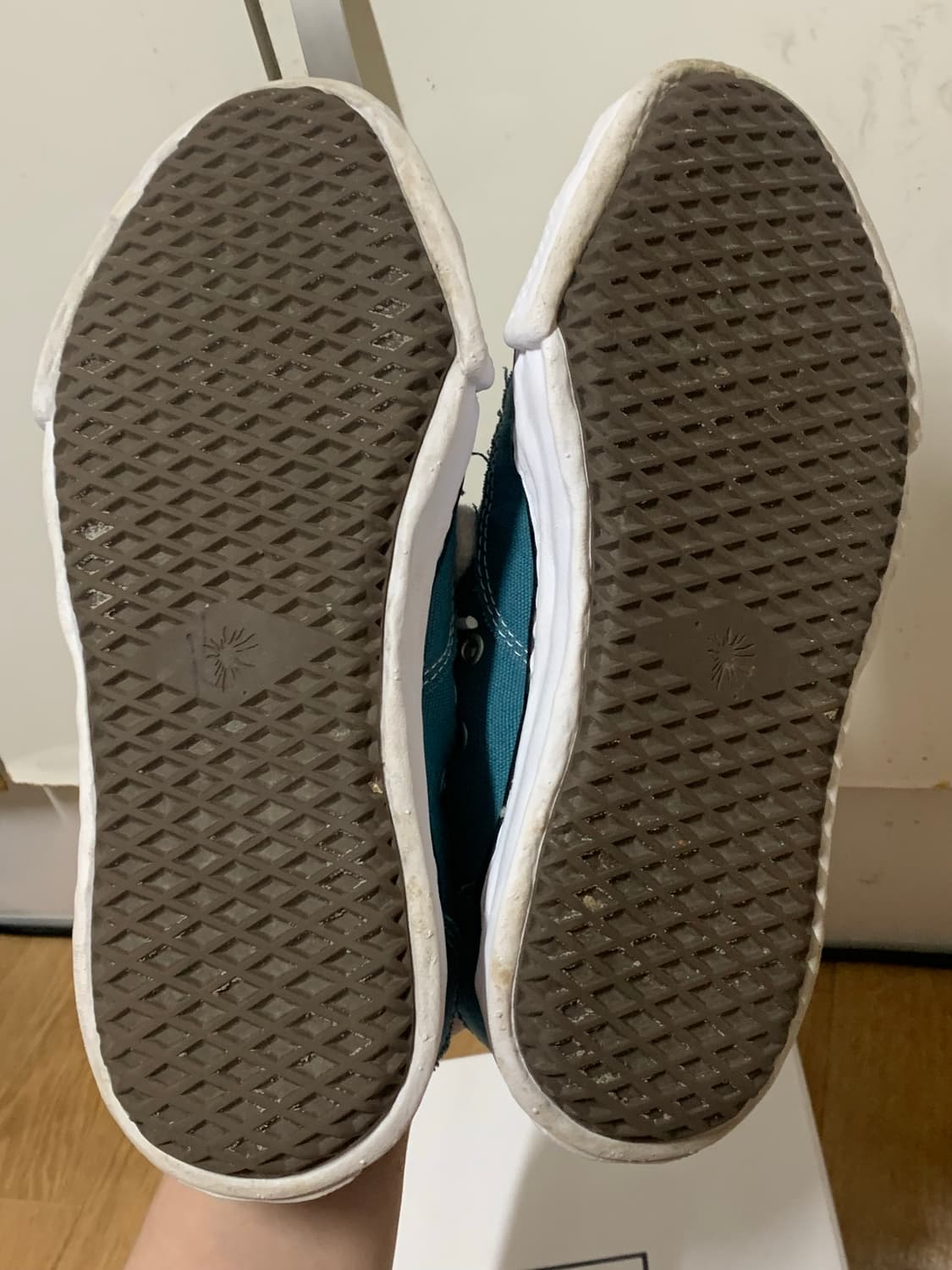 [41]미하라 야스히로 피터슨 캔버스 스니커즈 블루 지디님착용 상품이미지6