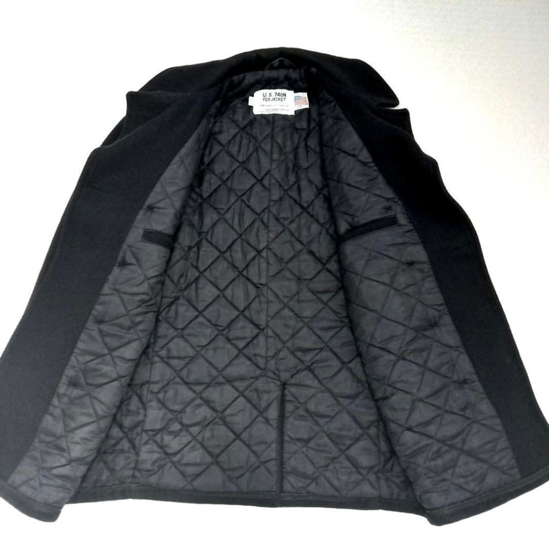 쇼트 740N 블랙 피코트 36사이즈 상품이미지4