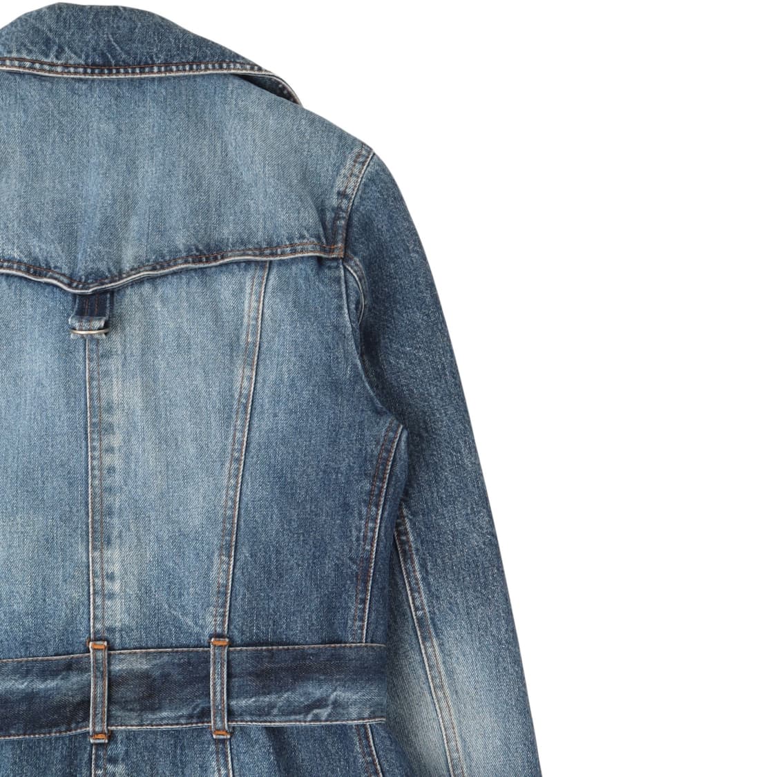 Miss sixty 미스식스티 데님 더블 브레스티드 롱 코트 상품이미지5