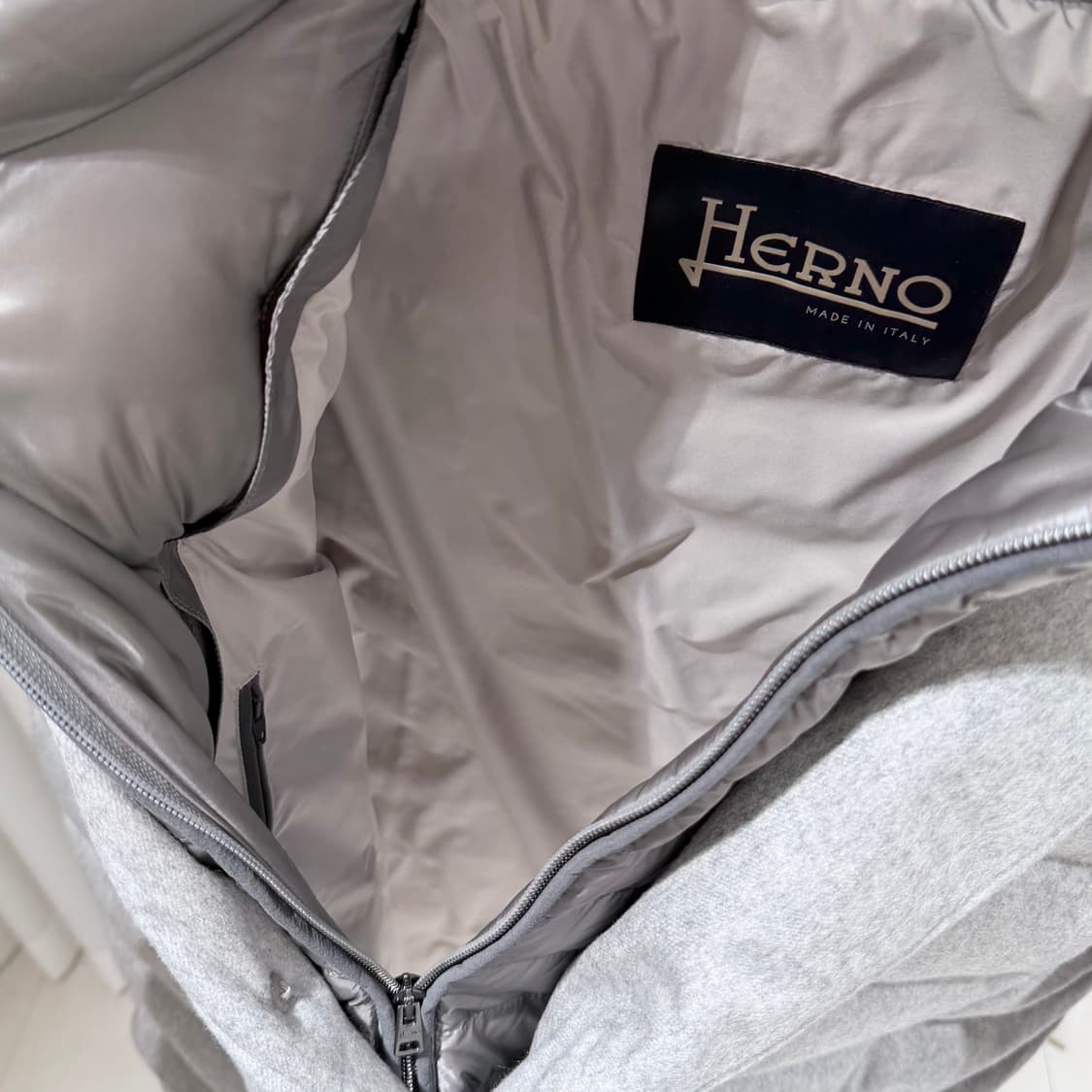 (A+/58) / 에르노 레이어드 구스다운 캐시미어 패딩 자켓 상품이미지6