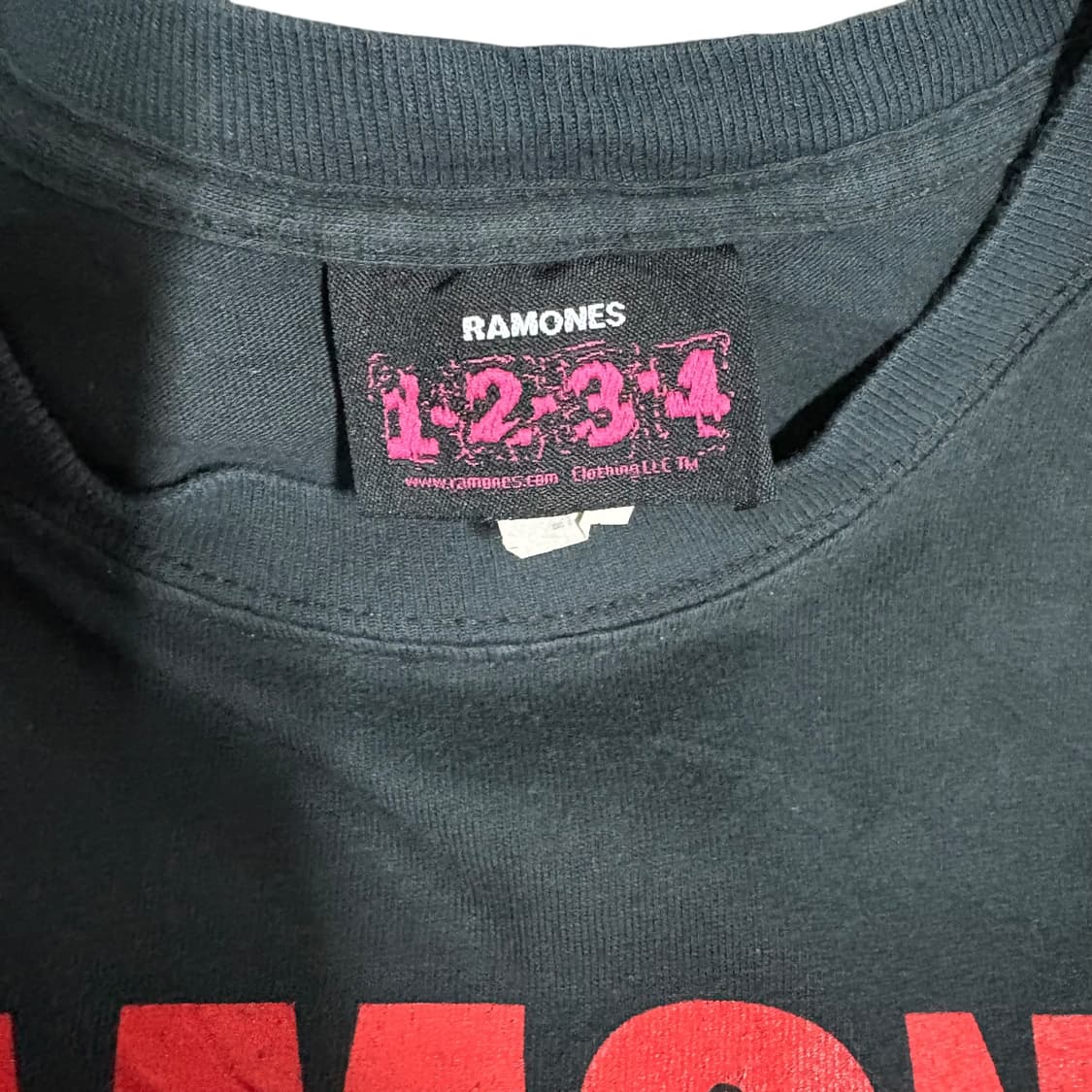 빈티지 라몬즈 ramones 밴드티 S 상품이미지5