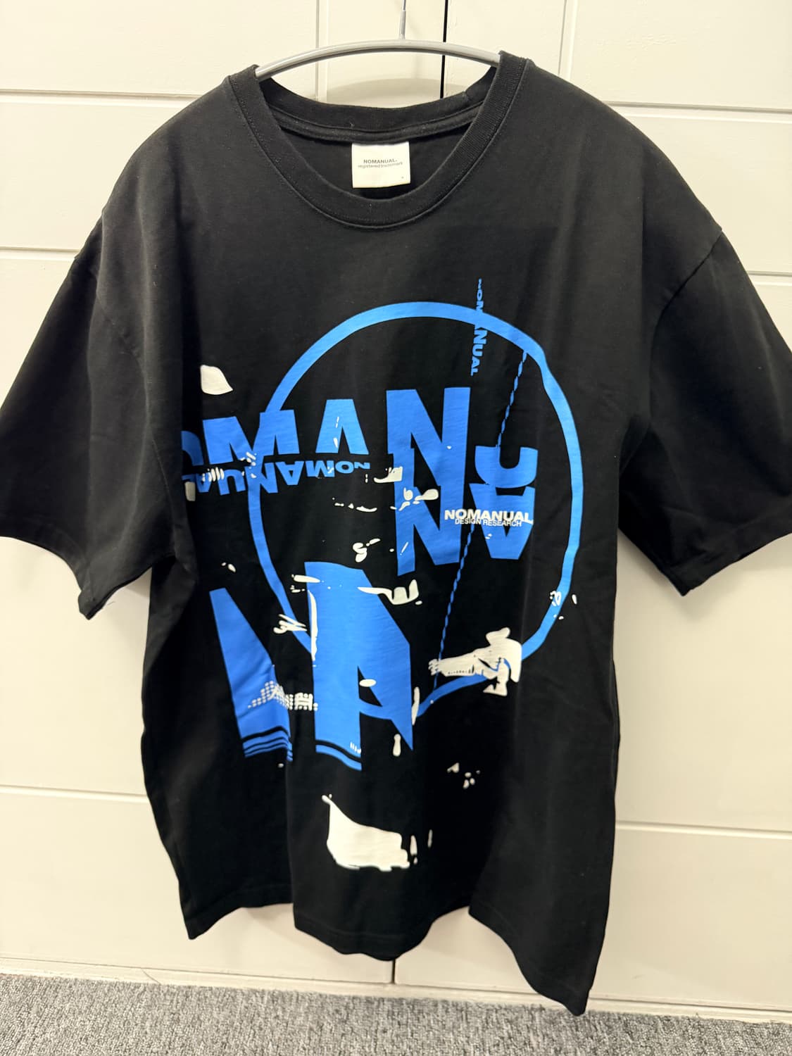 노메뉴얼 / S.S PRINT T-SHIRT - BLACK 상품이미지2