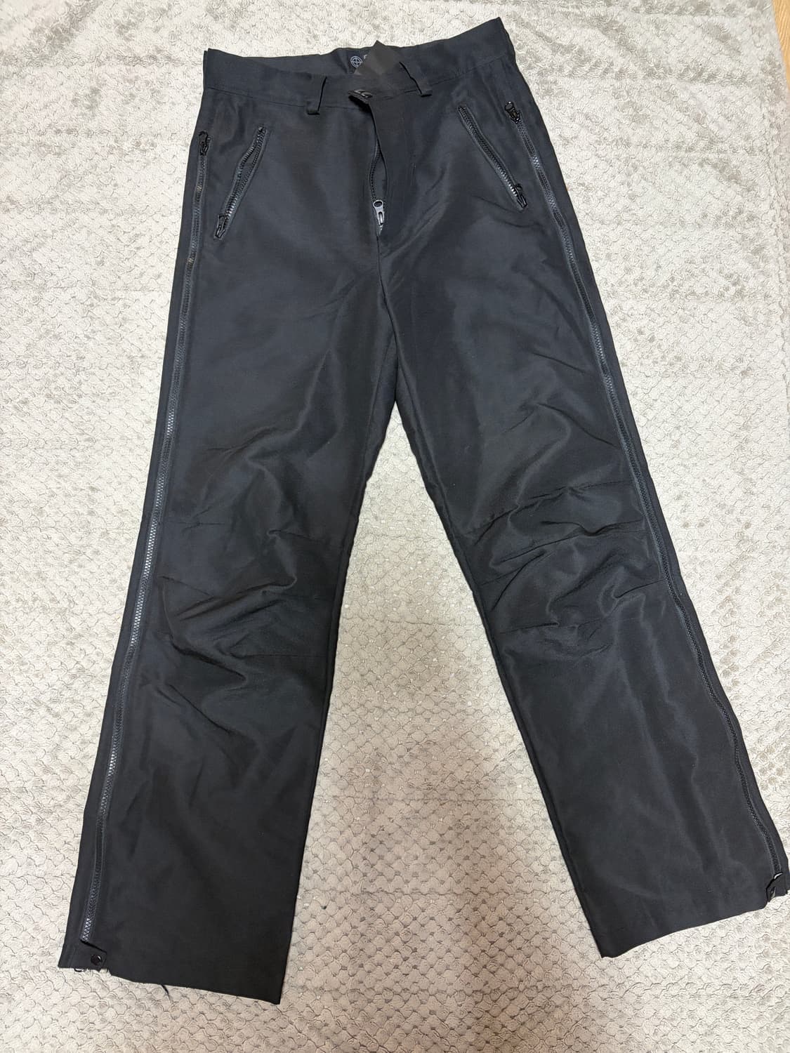 플라스틱프로덕트 지퍼 다트 팬츠 상품이미지1