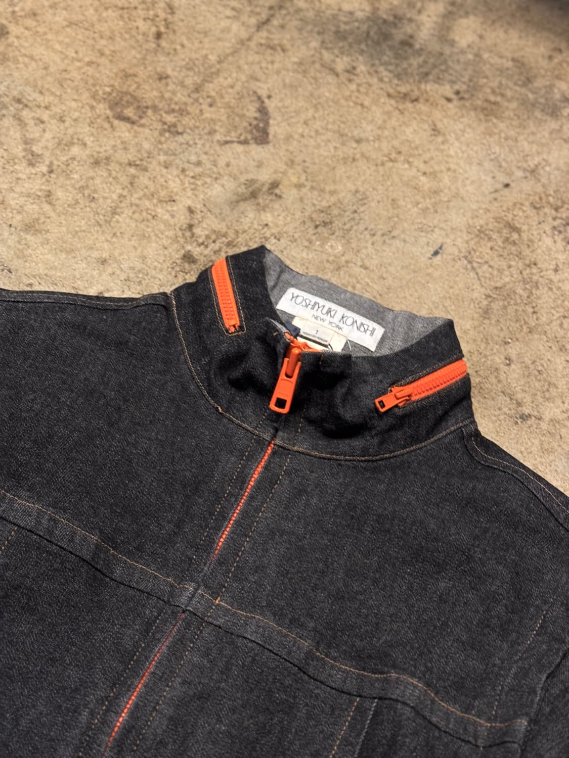 44-55 ) YOSHIYUKI KONISHI Denim jacket 상품이미지4