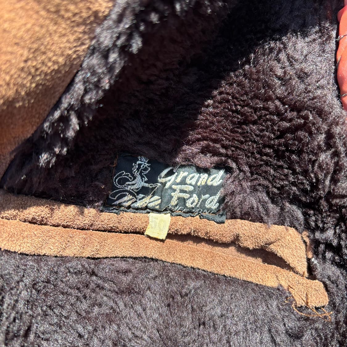 빈티지 그랜드 포드 스웨이드 블루종 상품이미지7