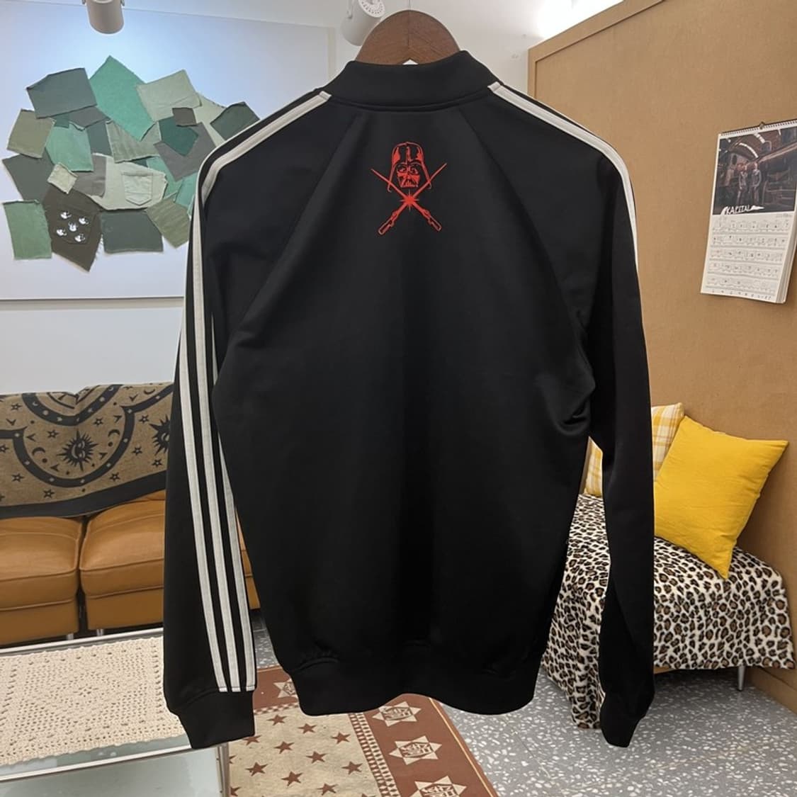 아디다스 X 스타워즈 콜라보 희귀 프린팅 져지 집업 100 C10071 상품이미지4