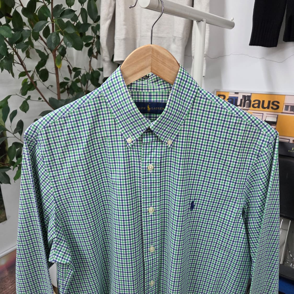 폴로랄프로렌 버튼다운 체크셔츠 M 상품이미지2