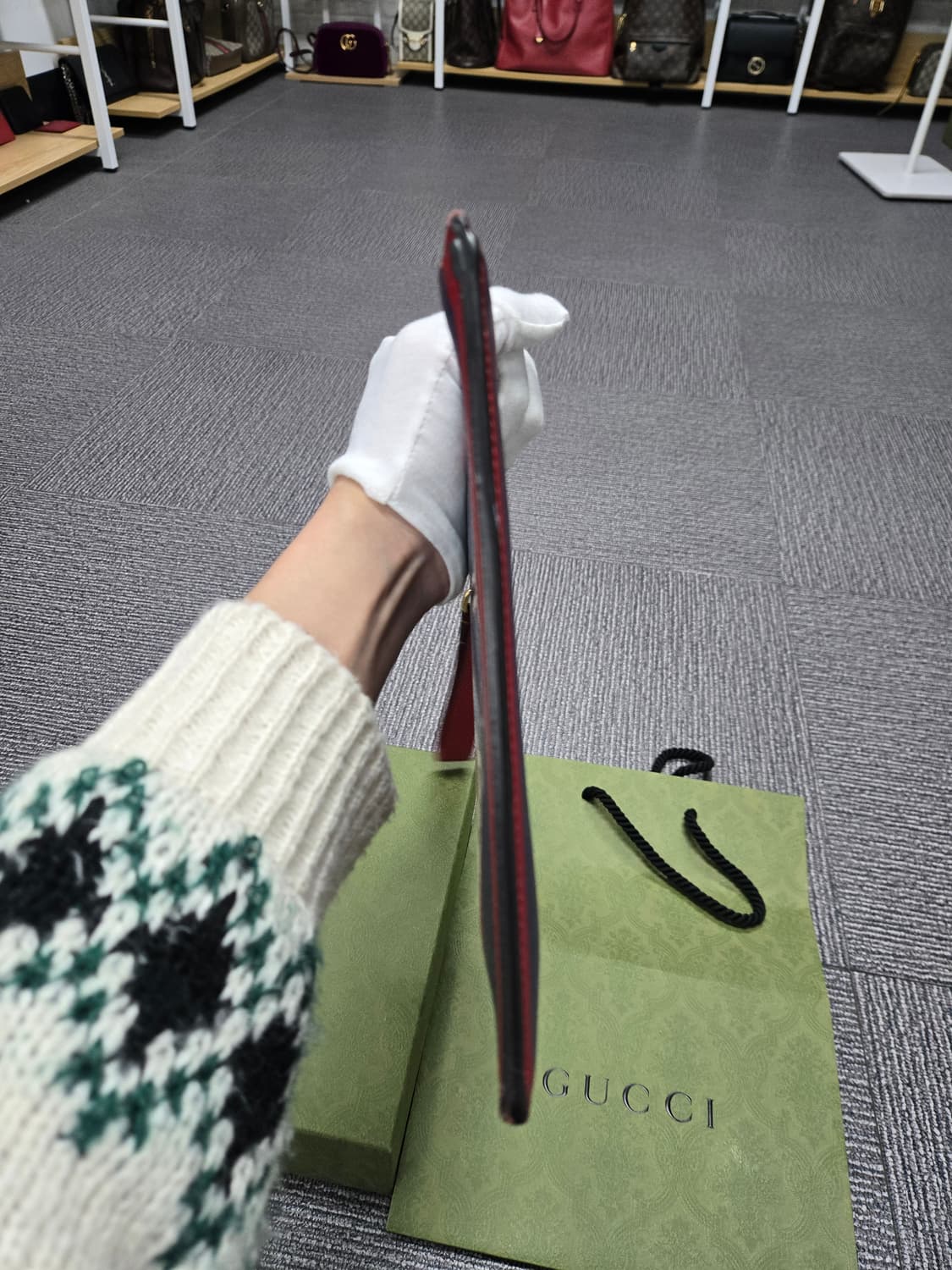 [특가][한정판] 구찌 킹스네이크 클러치백 상품이미지4