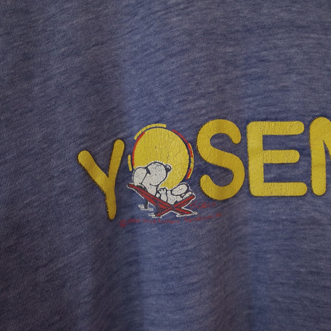70~80's Snoopy YOSEMITE Ringer T-shirt 상품이미지3