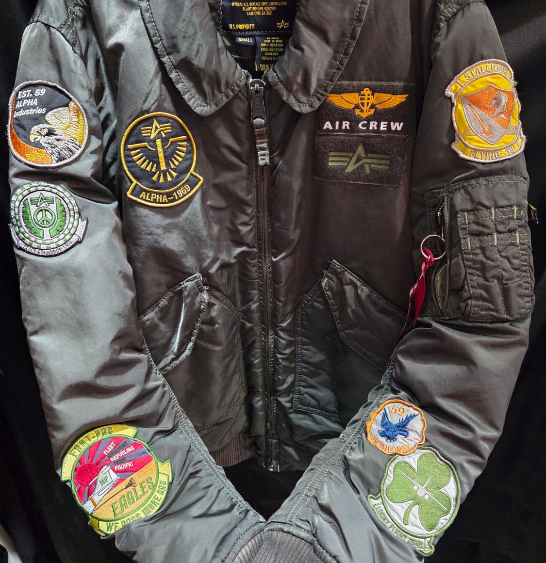 알파인더스트리 MA-1  와펜 항공 점퍼 상품이미지2