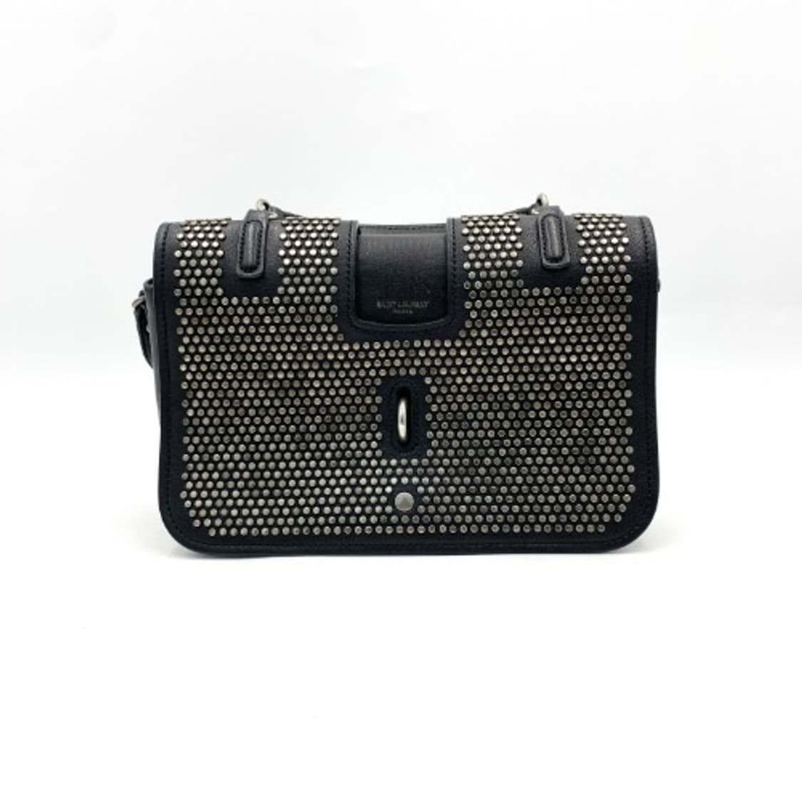 생로랑 블랙 스터드 레더 숄더백 상품이미지1