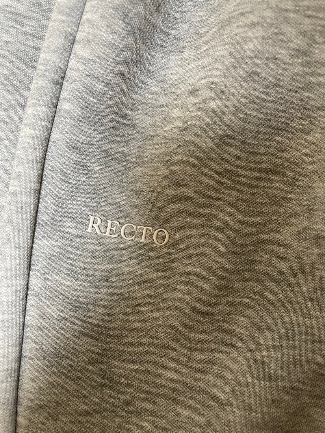 렉토 25SS 와이드 밴딩 루즈핏 스웻팬츠 멜란지 그레이 상품이미지7