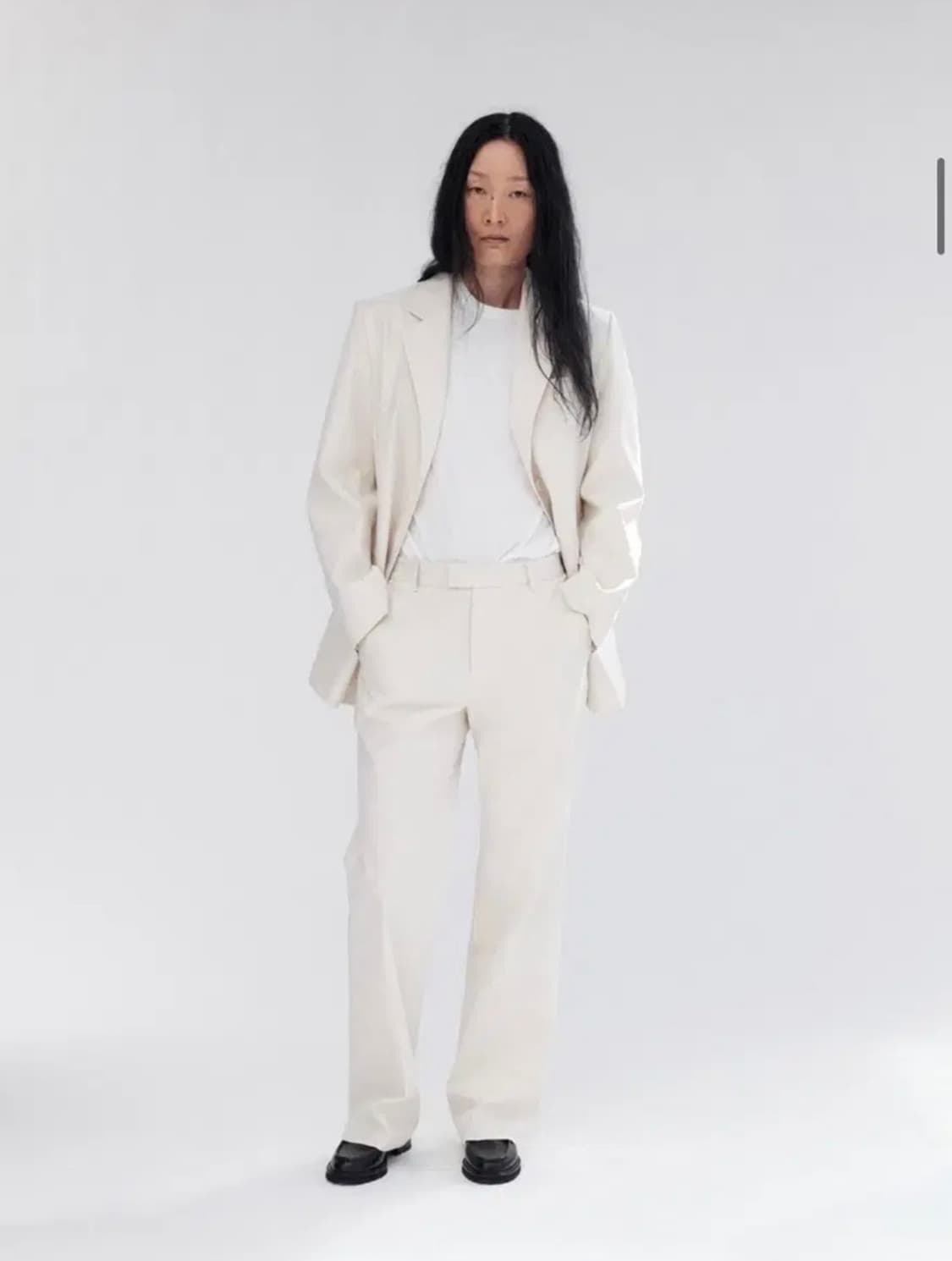 lfm cotton straight trousers 렉스핑거마르쉐 상품이미지2