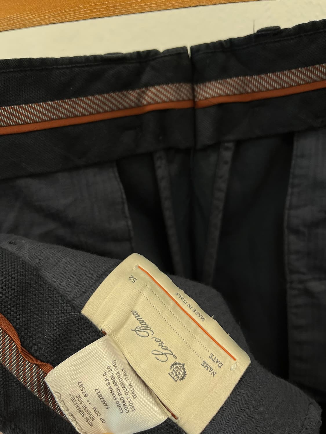 35) 로로피아나 가먼트다잉 치노팬츠  상품이미지6