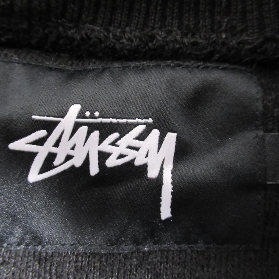 스투시 S로고 플리스 바시티 자켓 블랙 상품이미지4