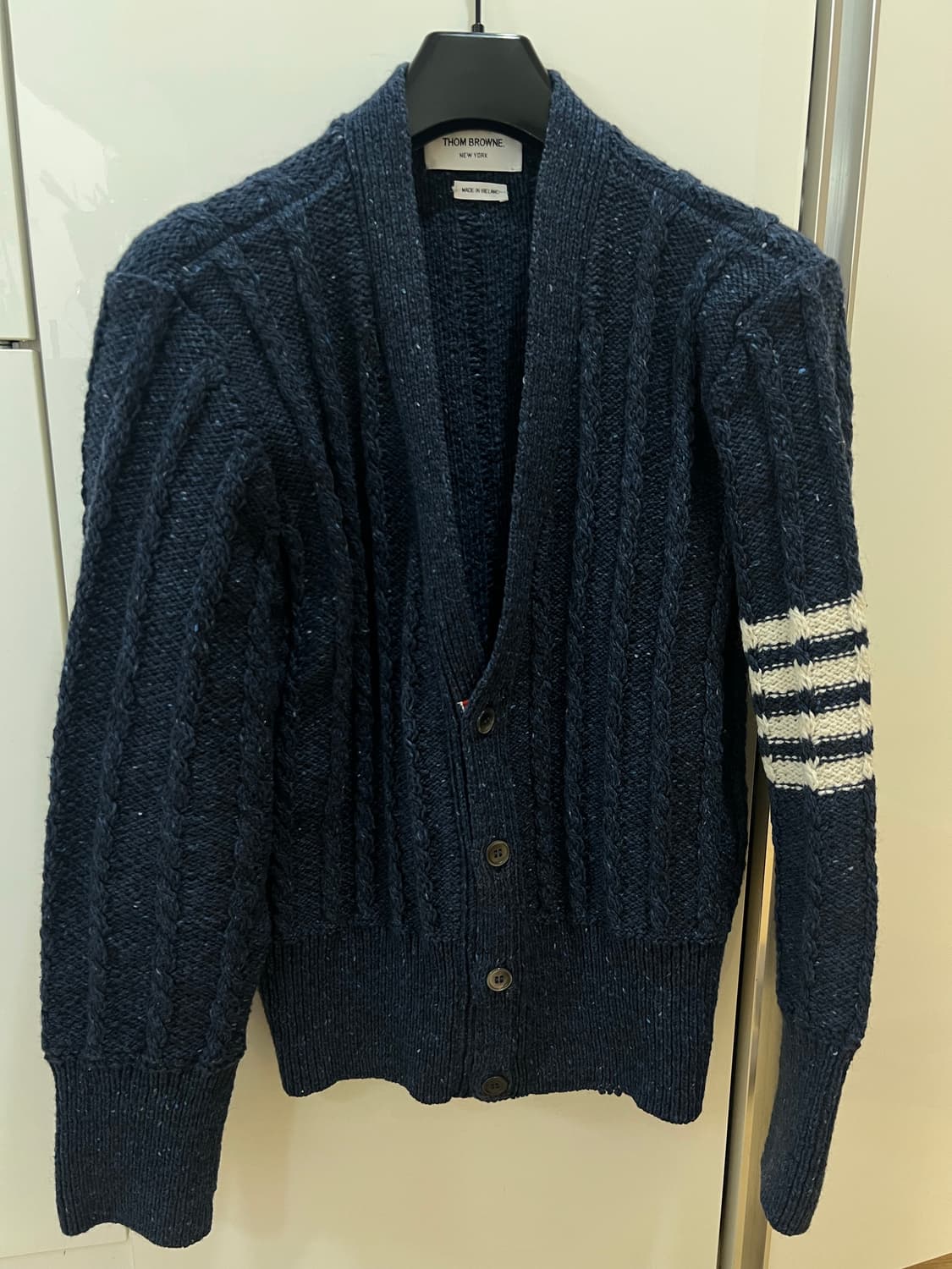 25fw 톰브라운 모헤어 네이비가디건 4사이즈 (새상품급) 상품이미지1