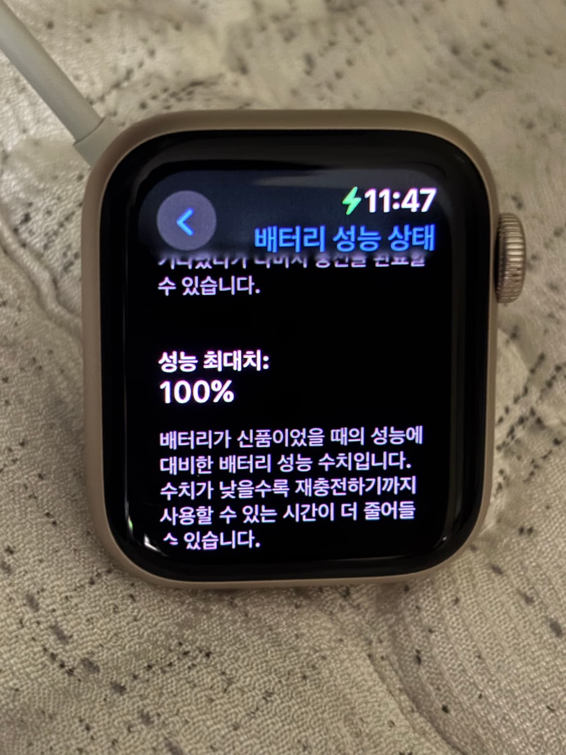 애플워치 se2 40mm 스타라이트 상품이미지1