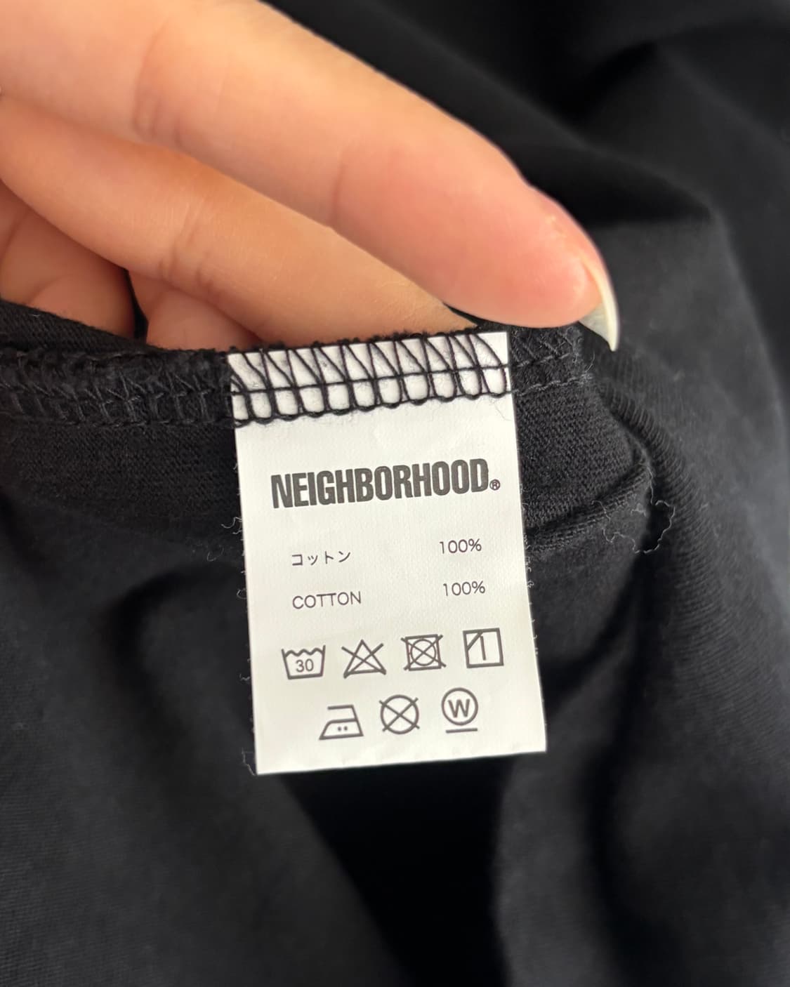 NEIGHBORHOOD 네이버후드 블랙 파이 그래픽 반팔 티셔츠 상품이미지5