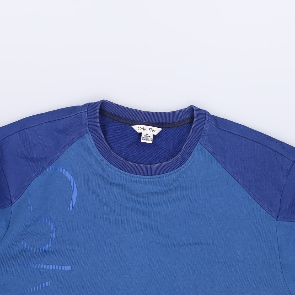 M 캘빈클라인 배색 맨투맨 0424H1 상품이미지3