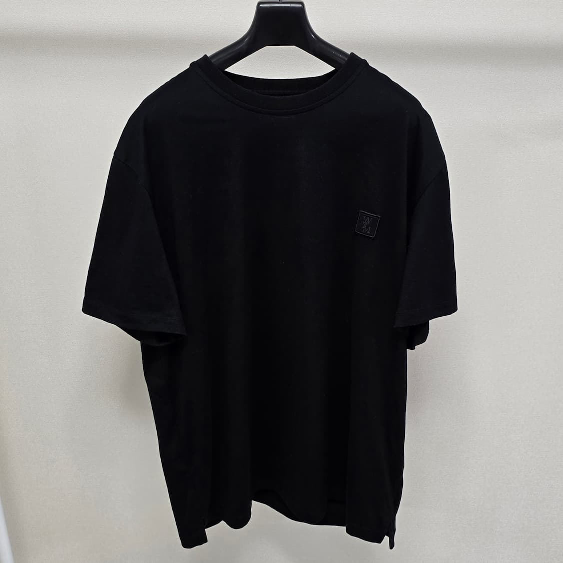 우영미 깃털 백로고 반팔 티셔츠 48사이즈 판매 상품이미지2