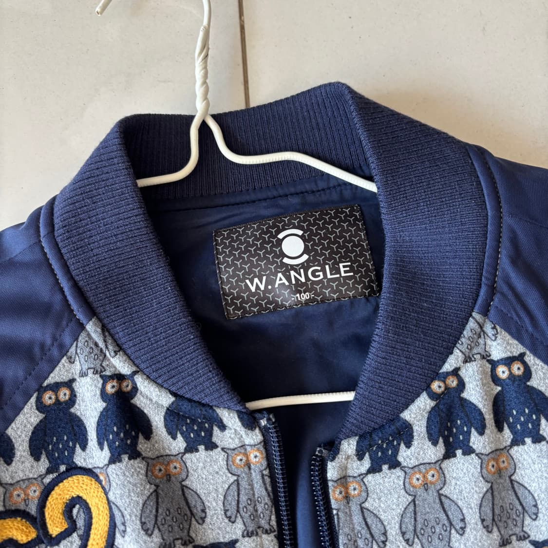 와이드앵글 올빼미패턴 방풍자켓  상품이미지3