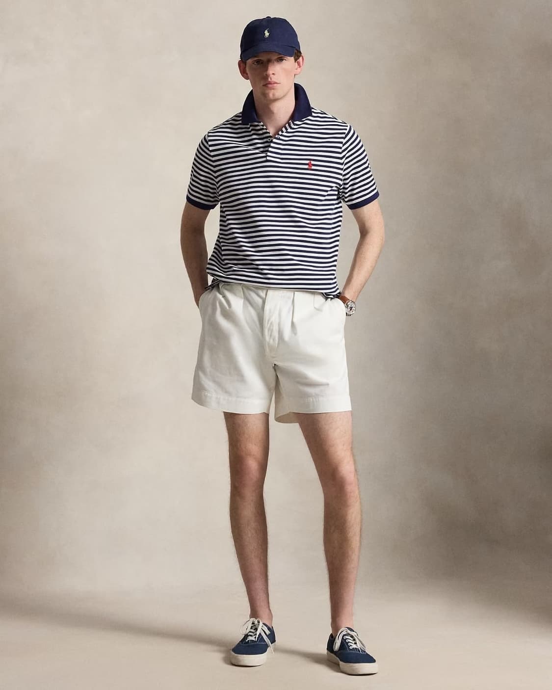 폴로 랄프로렌 'ANDREW' 2턱 치노 숏츠 (34 size) 상품이미지2