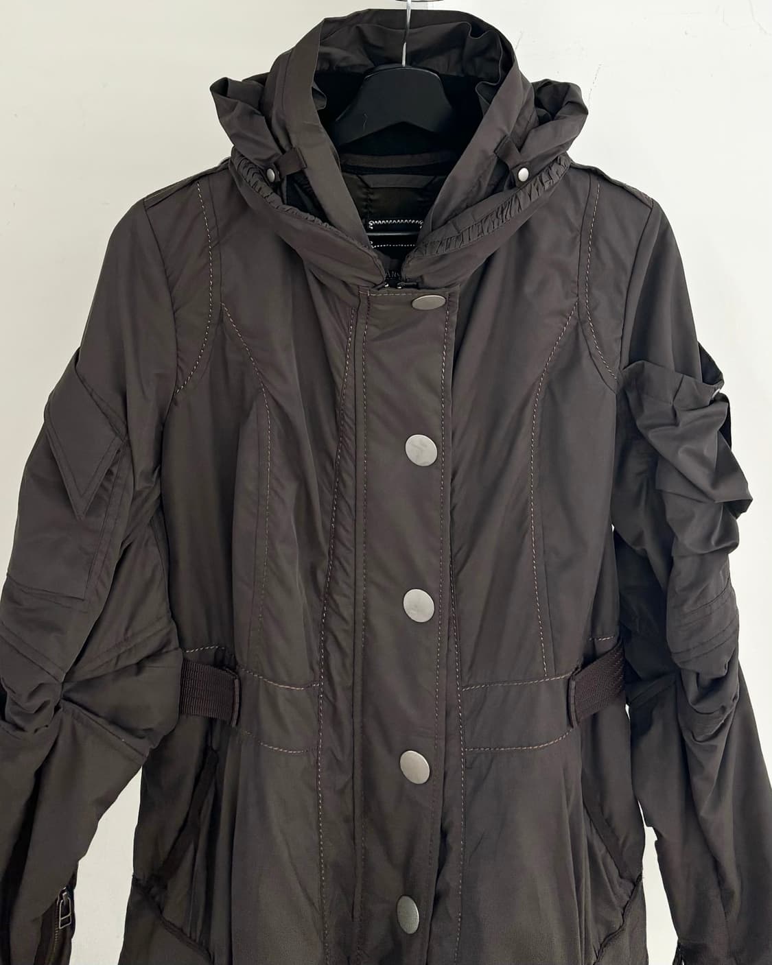 마리떼 프랑소와 저버 후드 롱 자켓 코트 상품이미지2