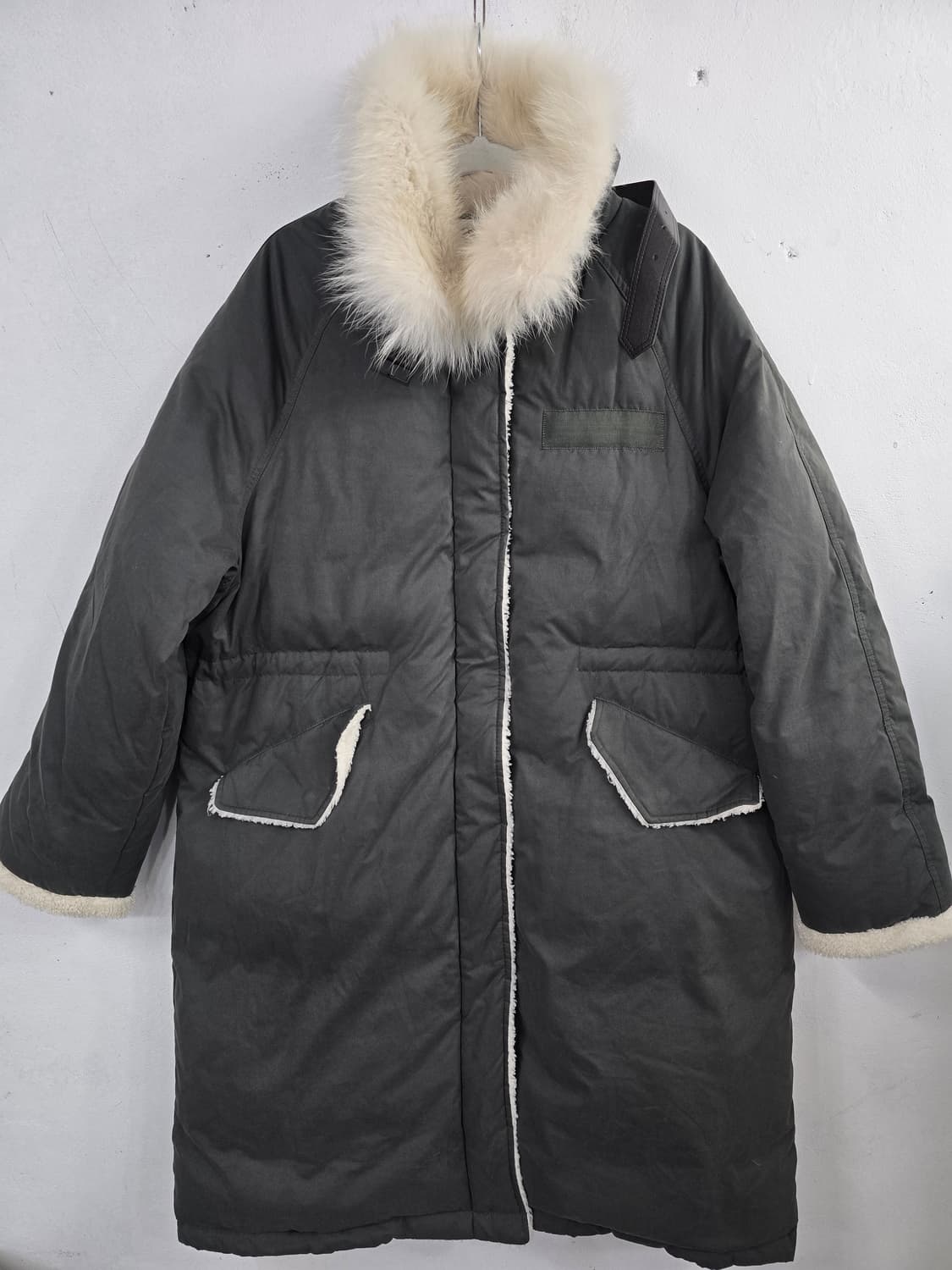 시슬리 폭스퍼 구스다운 여성 롱패딩(44) 상품이미지1