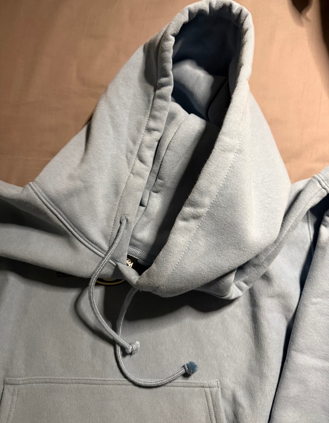 스투시 월드와이드 닷 후드티 슬레이트 상품이미지2