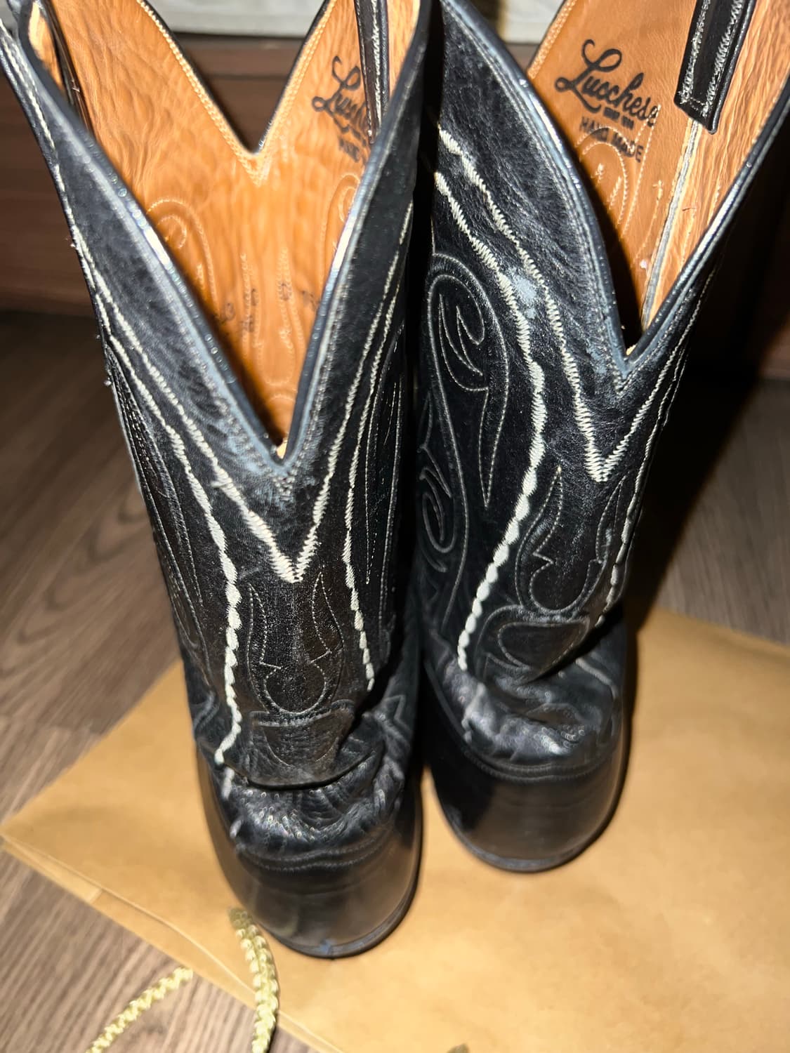 루체스 10d 웨스턴 부츠 핸드메이드 USA 닉푸케 토니라마 레드윙 상품이미지4